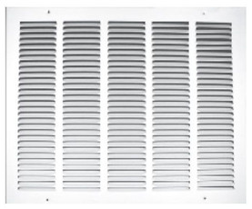 170 16x04 Stamped Face Grille WHITE