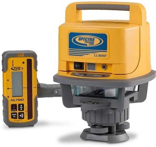 Spectra Precision LL500 Laser Level with HL700 Laser Receiver